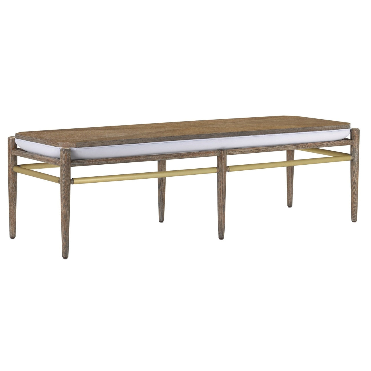 Visby Muslin Pepper Bench-Currey-CURY-7000-0301-Benches-2-France and Son