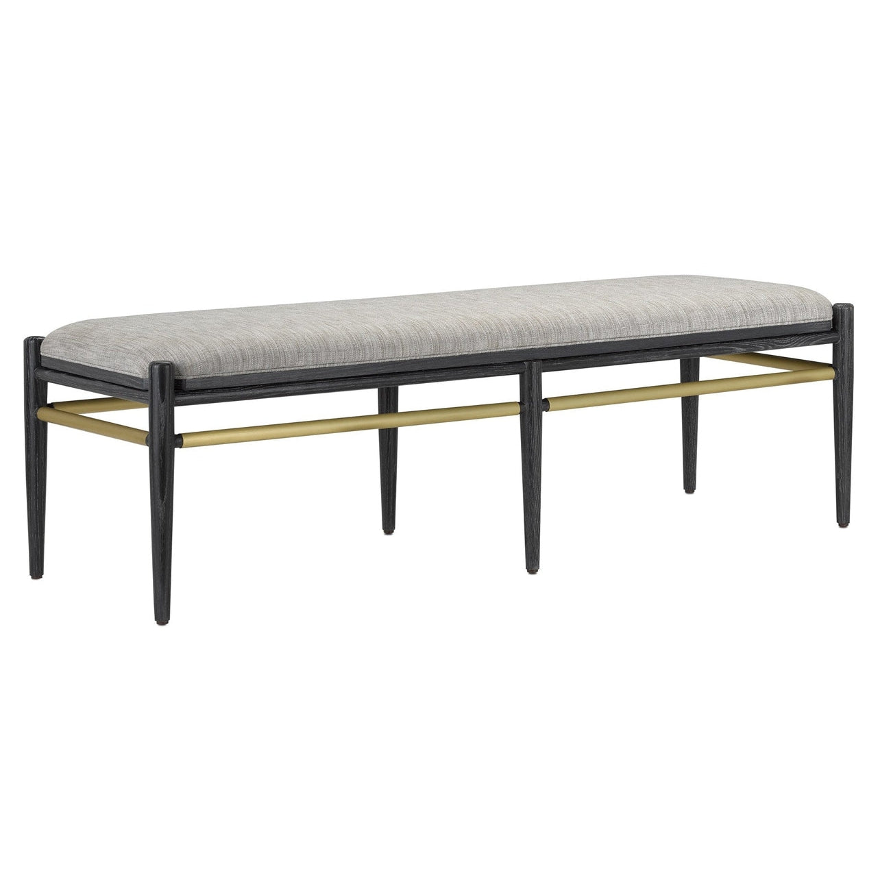 Visby Smoke Black Bench-Currey-CURY-7000-0312-Benches-1-France and Son