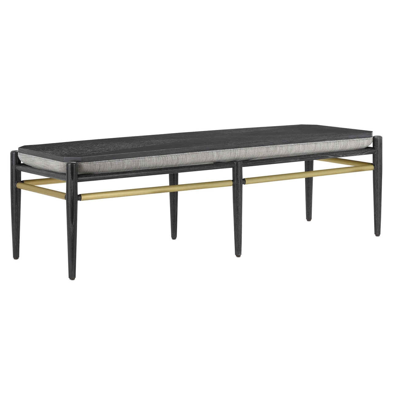 Visby Smoke Black Bench-Currey-CURY-7000-0312-Benches-2-France and Son
