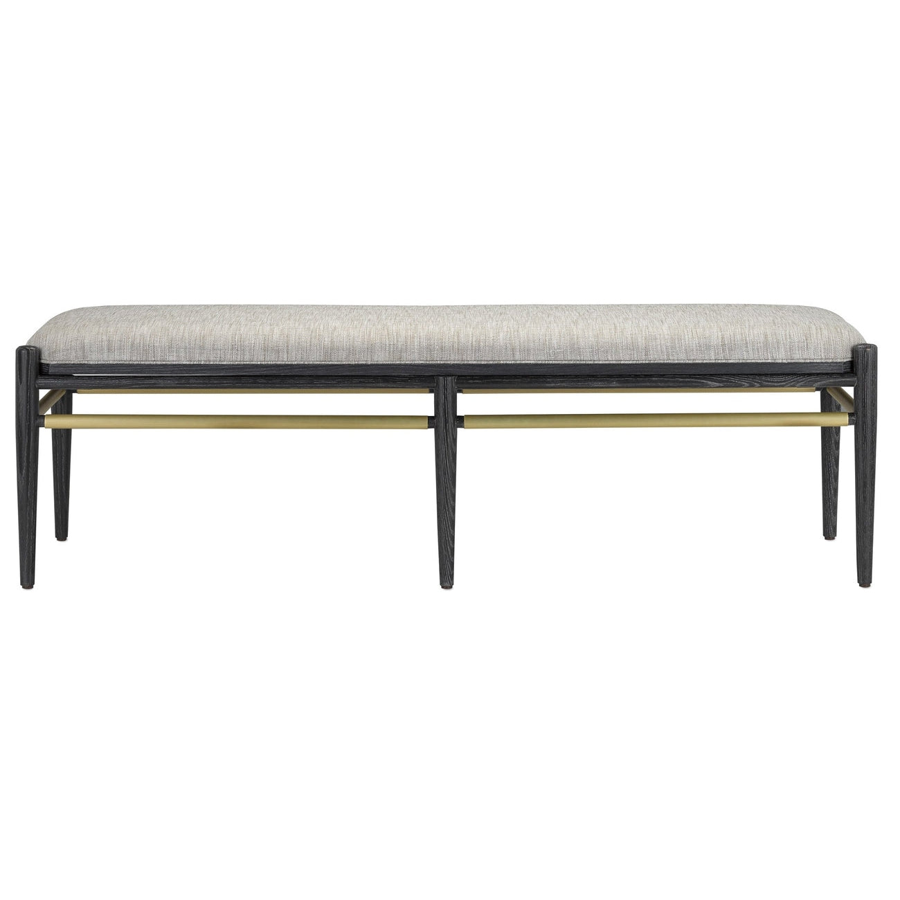 Visby Smoke Black Bench-Currey-CURY-7000-0312-Benches-3-France and Son
