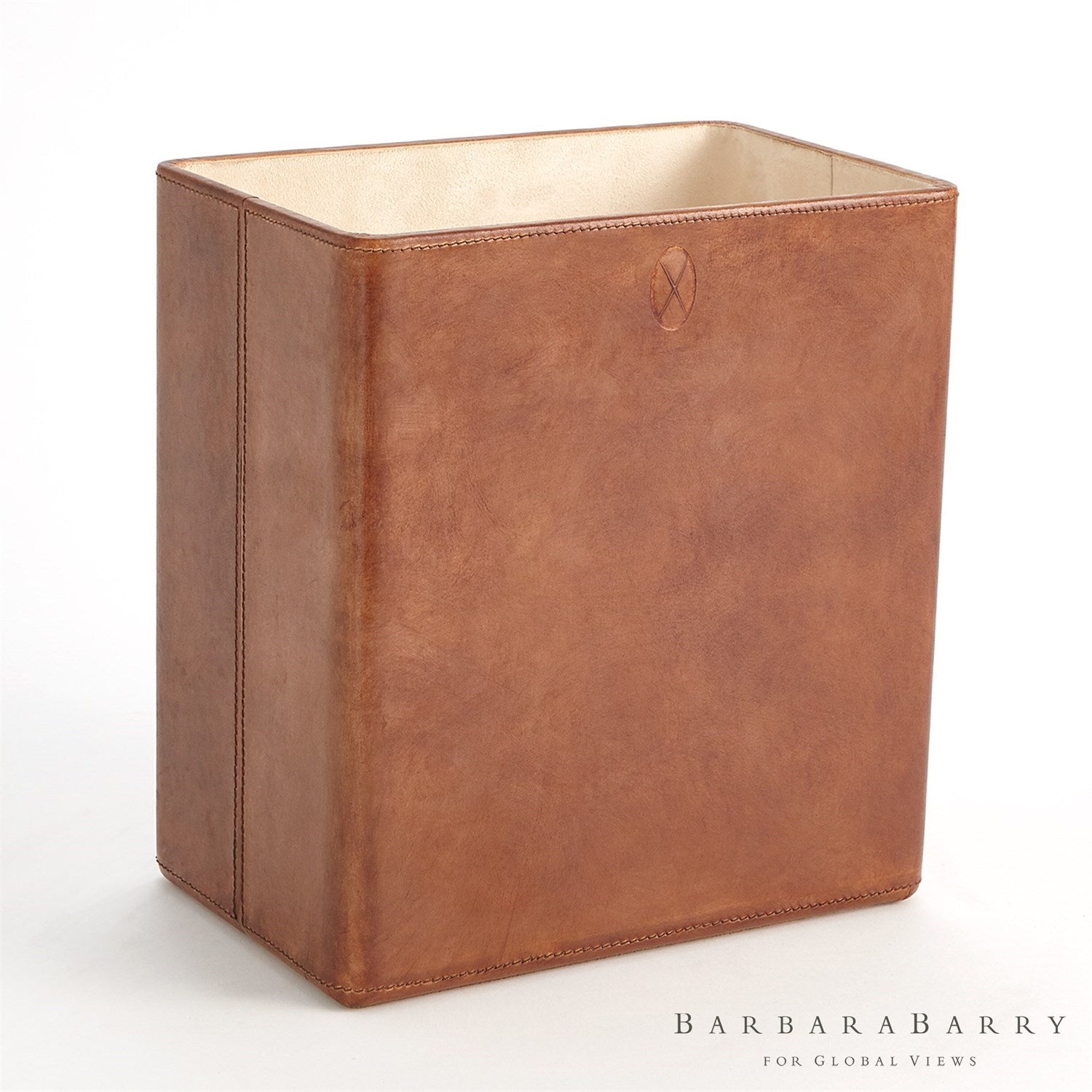 Signature Tobacco Wastebasket-Global Views-GVSA-BB-9.90047-Decor-1-France and Son