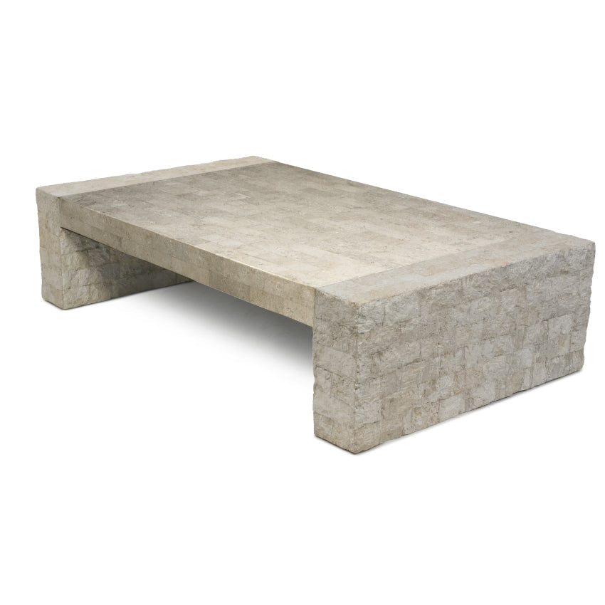 Quincy Cocktail Table-Oggetti-OGGETTI-71-QNCY CT/WHT-Coffee TablesGrey Stone-1-France and Son