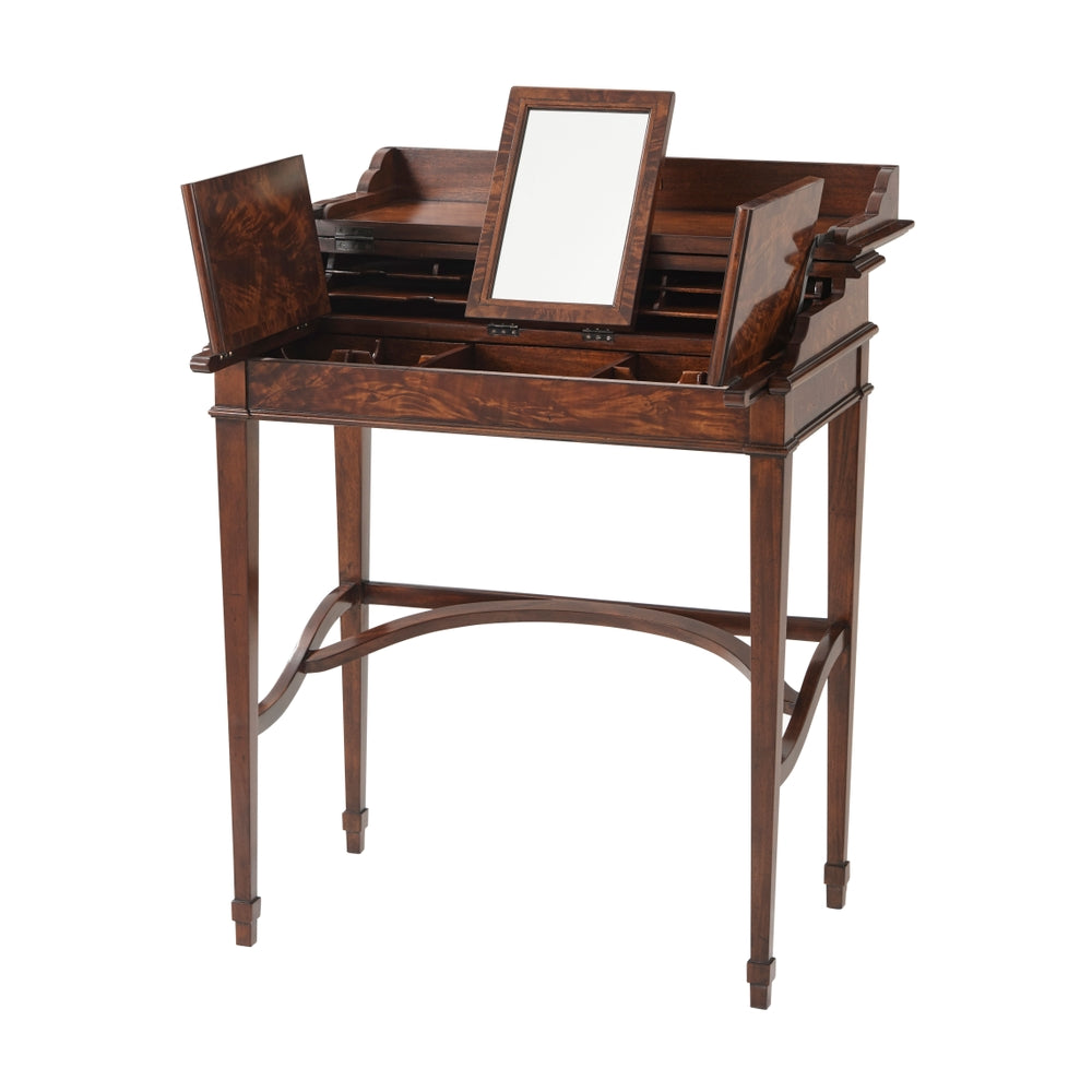 Elegance and Utility Dressing Table-Theodore Alexander-THEO-7105-186BN-Desks-3-France and Son