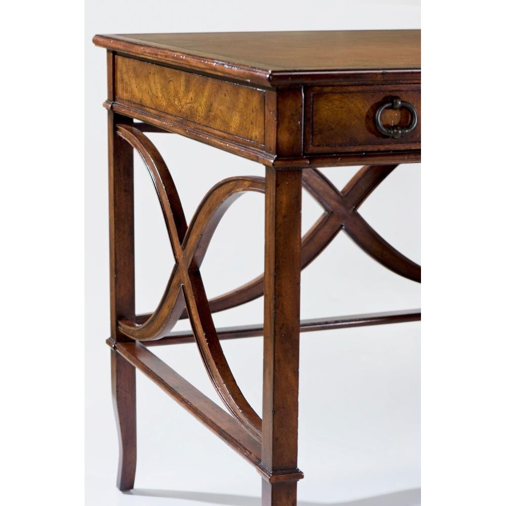 L'ecriture Pedestal Desk-Theodore Alexander-THEO-7105-243-Desks-4-France and Son