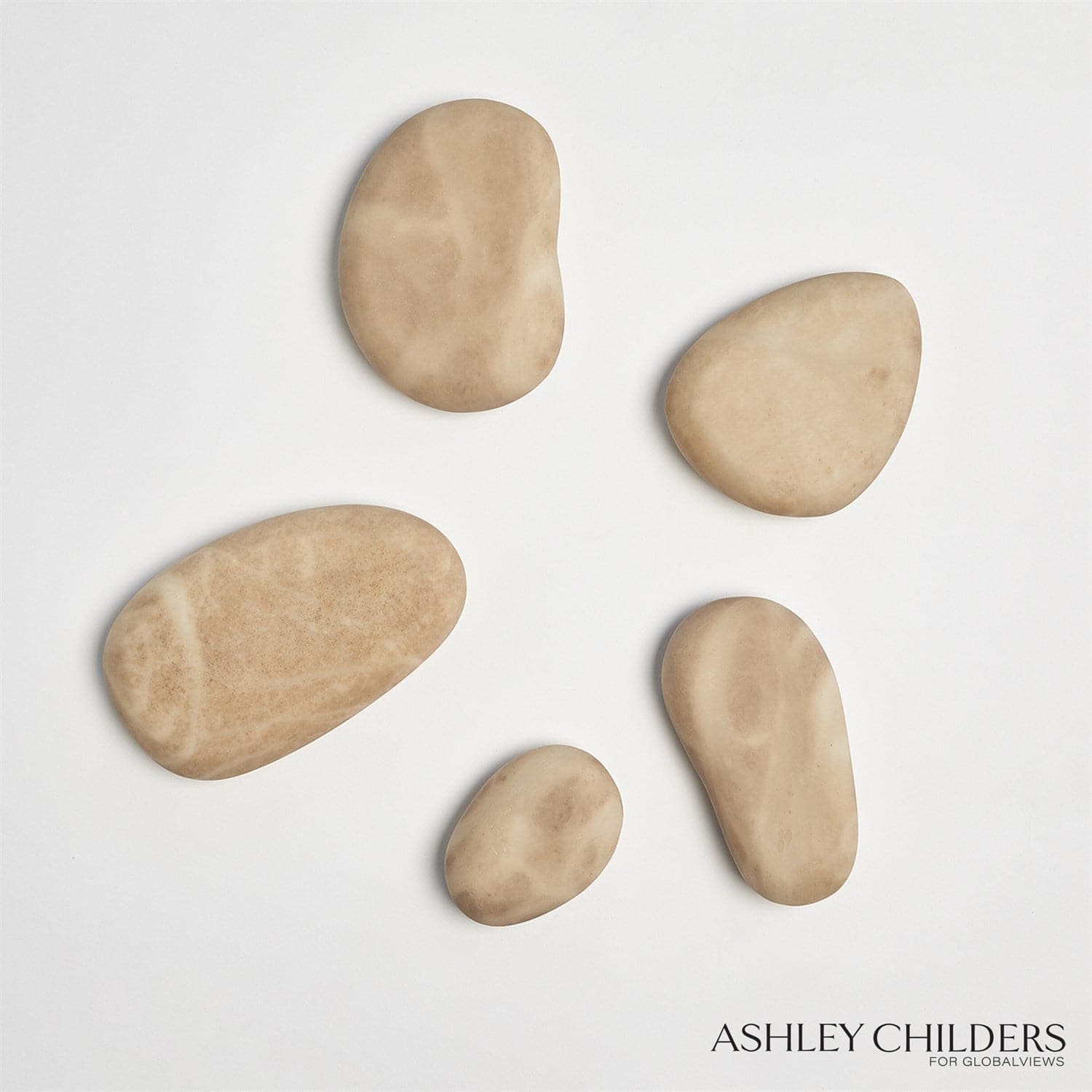 S/5 Alabaster River Rocks-Global Views-GVSA-ASH3.30060-DecorWhite-5-France and Son