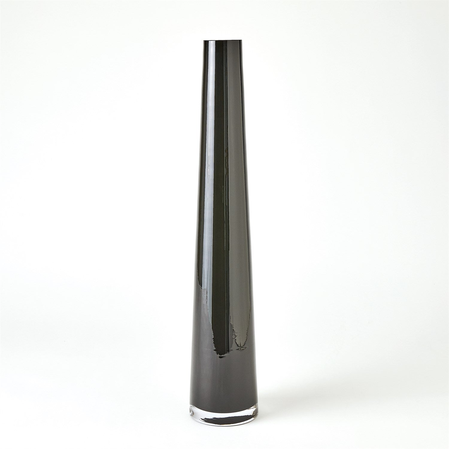 Glass Tower Vase-Lg-Global Views-GVSA-6.60612-VasesBlack-3-France and Son