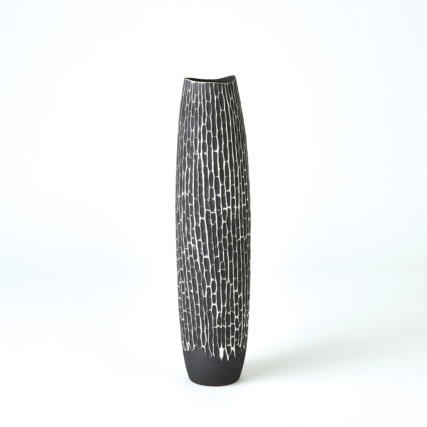 Horsetail Vase - Grey-Global Views-GVSA-7.10569-VasesMedium-3-France and Son