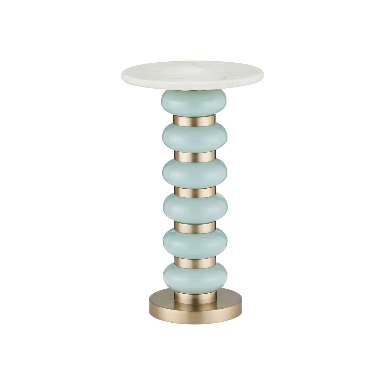 Lambent Turquoise Drinks Table