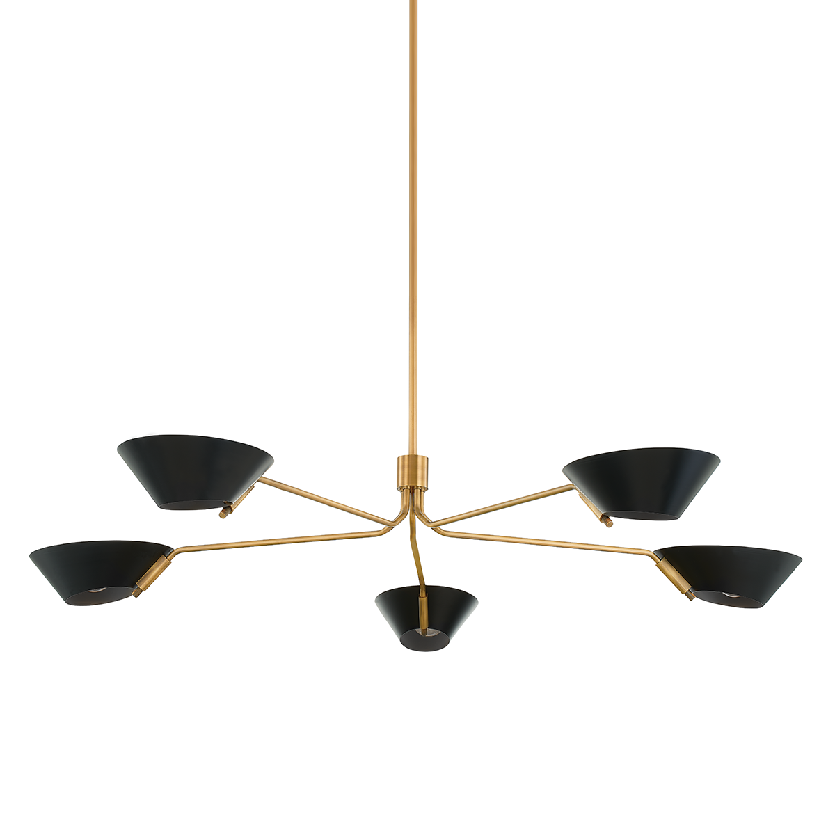 Sacramento Chandelier-Troy Lighting-TROY-F8163-PBR/SBK-Chandeliers5 Lights-Black-3-France and Son