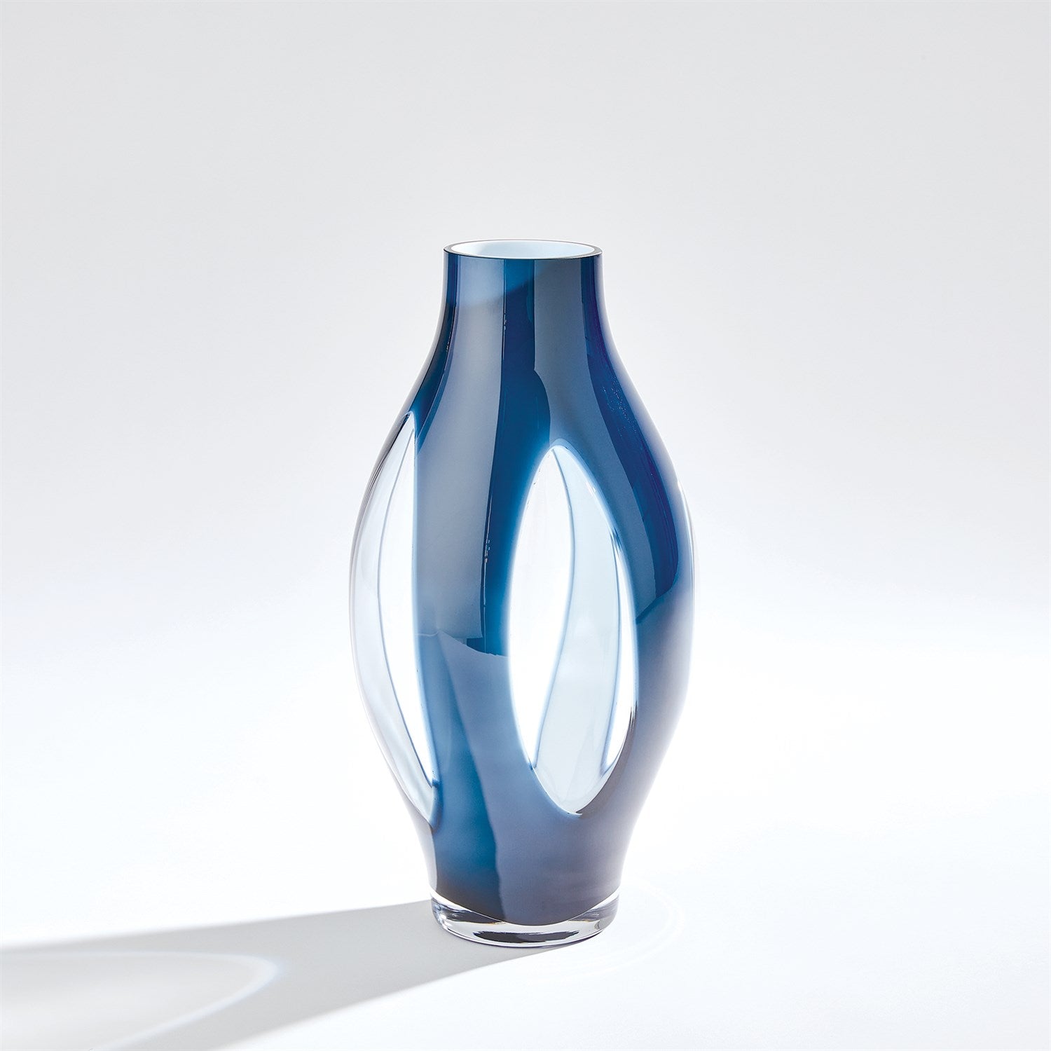 Fly Through Vase-Global Views-GVSA-7.60218-VasesNight Blue-Medium-12-France and Son