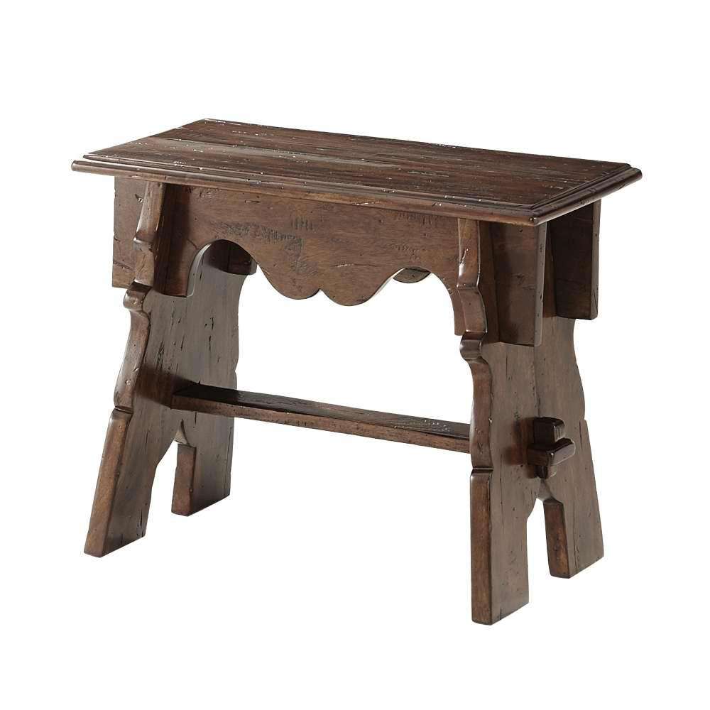 Antiqued Joynts Bench-Theodore Alexander-THEO-CB44002-Benches-1-France and Son