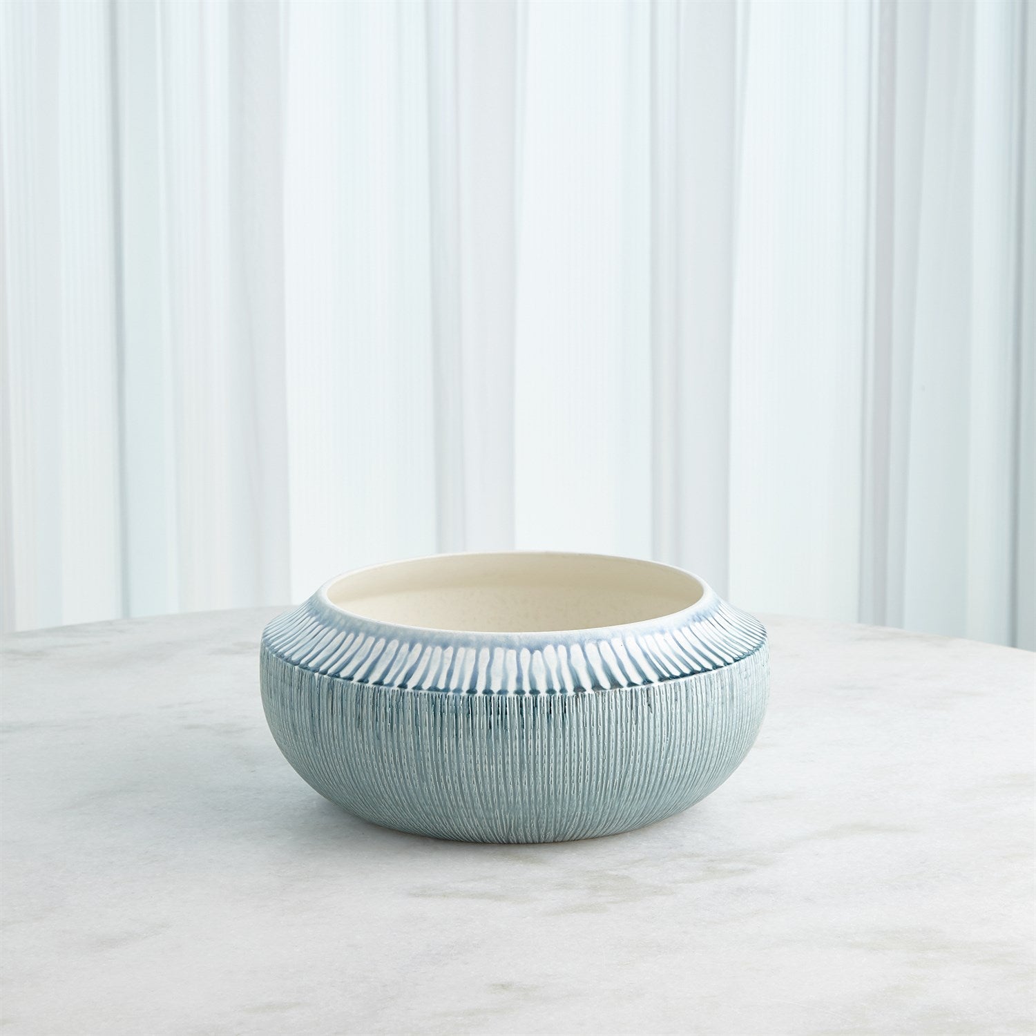 Striped Flair Collection-Global Views-GVSA-1.10867-DecorStriped Flair Bowl-5-France and Son