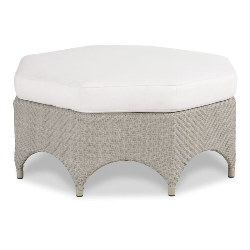 Saint Lucia Outdoor Ottoman-Woodbridge Furniture-WOODB-O-7289-71-Stools & Ottomans-1-France and Son