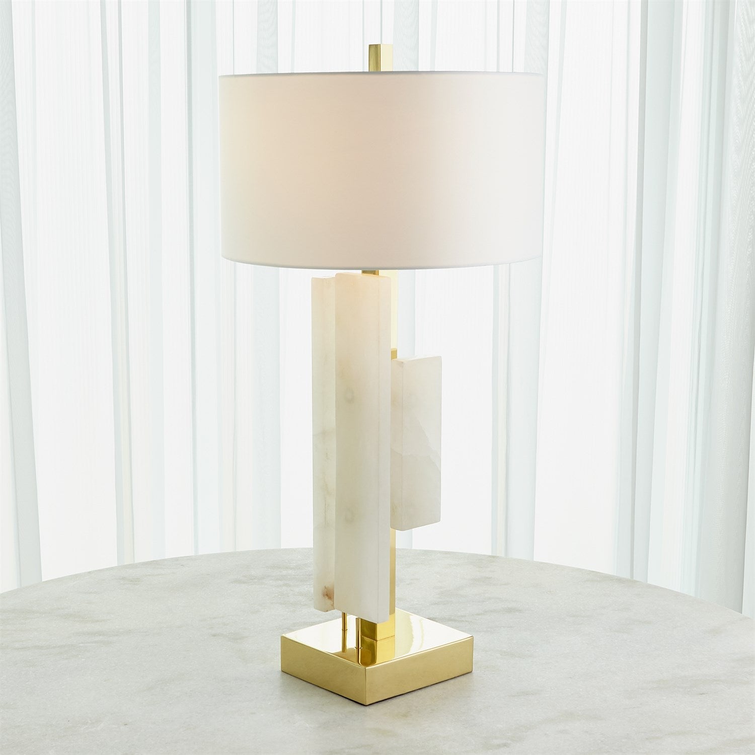 Posh Block Table Lamp-Global Views-GVSA-9.93834-1-France and Son