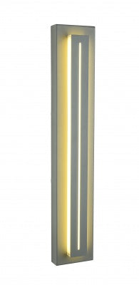 Avenue Outdoor The Bel Air Collection Silver Led Wall Sconce Silver LED