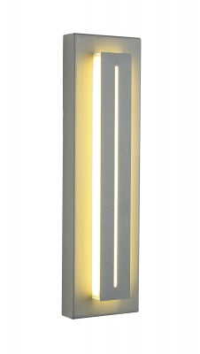 Avenue Outdoor The Bel Air Collection Silver Led Wall Sconce Silver LED