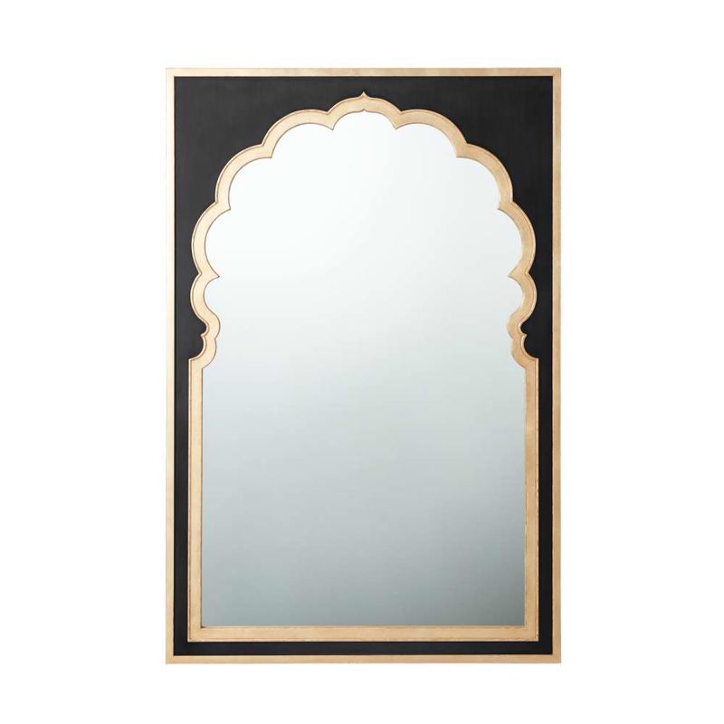 Jaipur Wall Mirror-Theodore Alexander-THEO-AXH31003.C155-MirrorsSeal Finish with Karat Detailing-1-France and Son