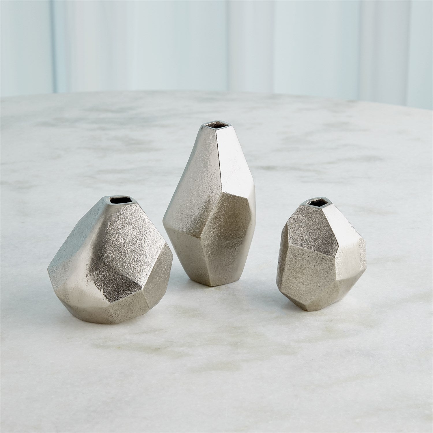 S/3 Geo Vases