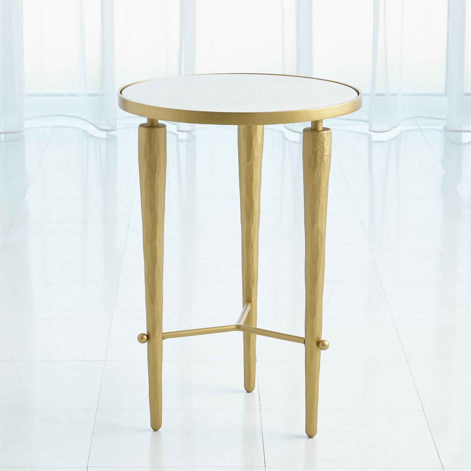 Jasper Accent Table-Global Views-GVSA-7.90621-Side TablesBrass-2-France and Son