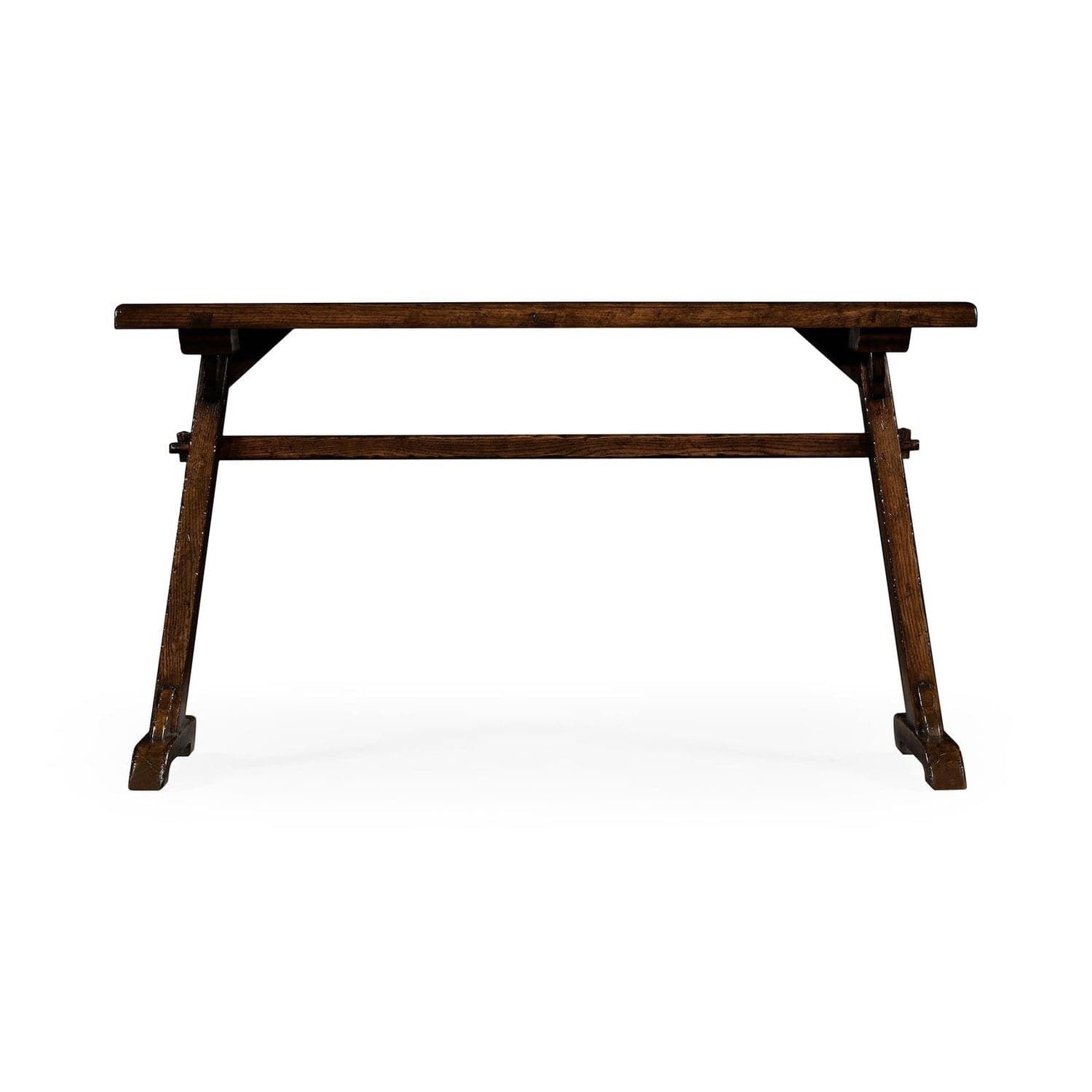 Dark Oak Tavern Dining Table-Jonathan Charles-JCHARLES-494440-52L-TDO-Dining TablesMedium-3-France and Son