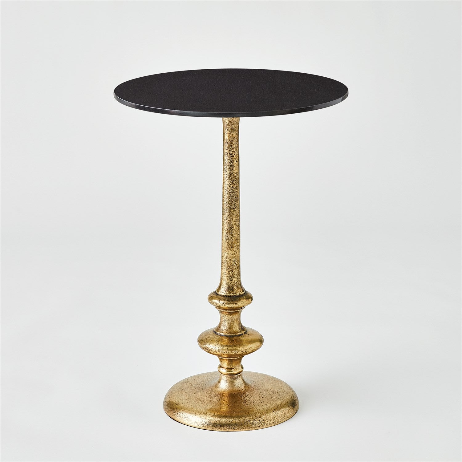 Turned Table-Global Views-GVSA-9.93804-Side TablesAntique Brass-2-France and Son