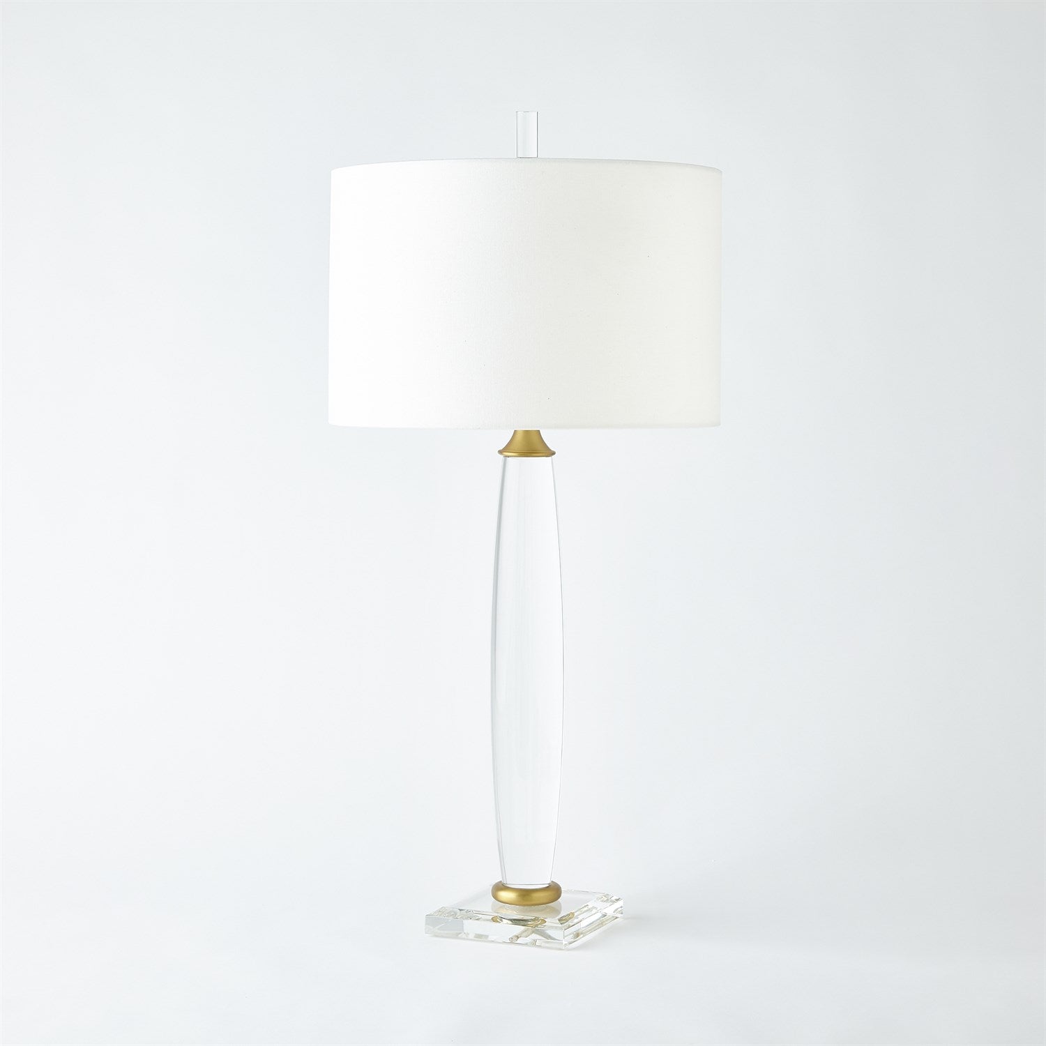 Bowed Crystal Column Lamp-Global Views-GVSA-8.83084-Table Lamps-1-France and Son