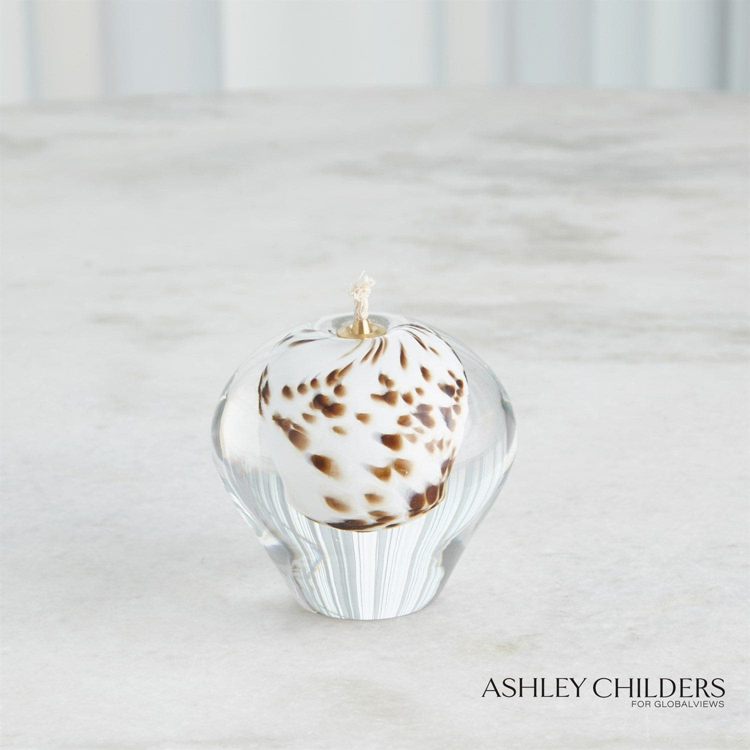 Daphne Oil Candle-Global Views-GVSA-ASH6.60011-DecorBrown Spots-Small-5-France and Son