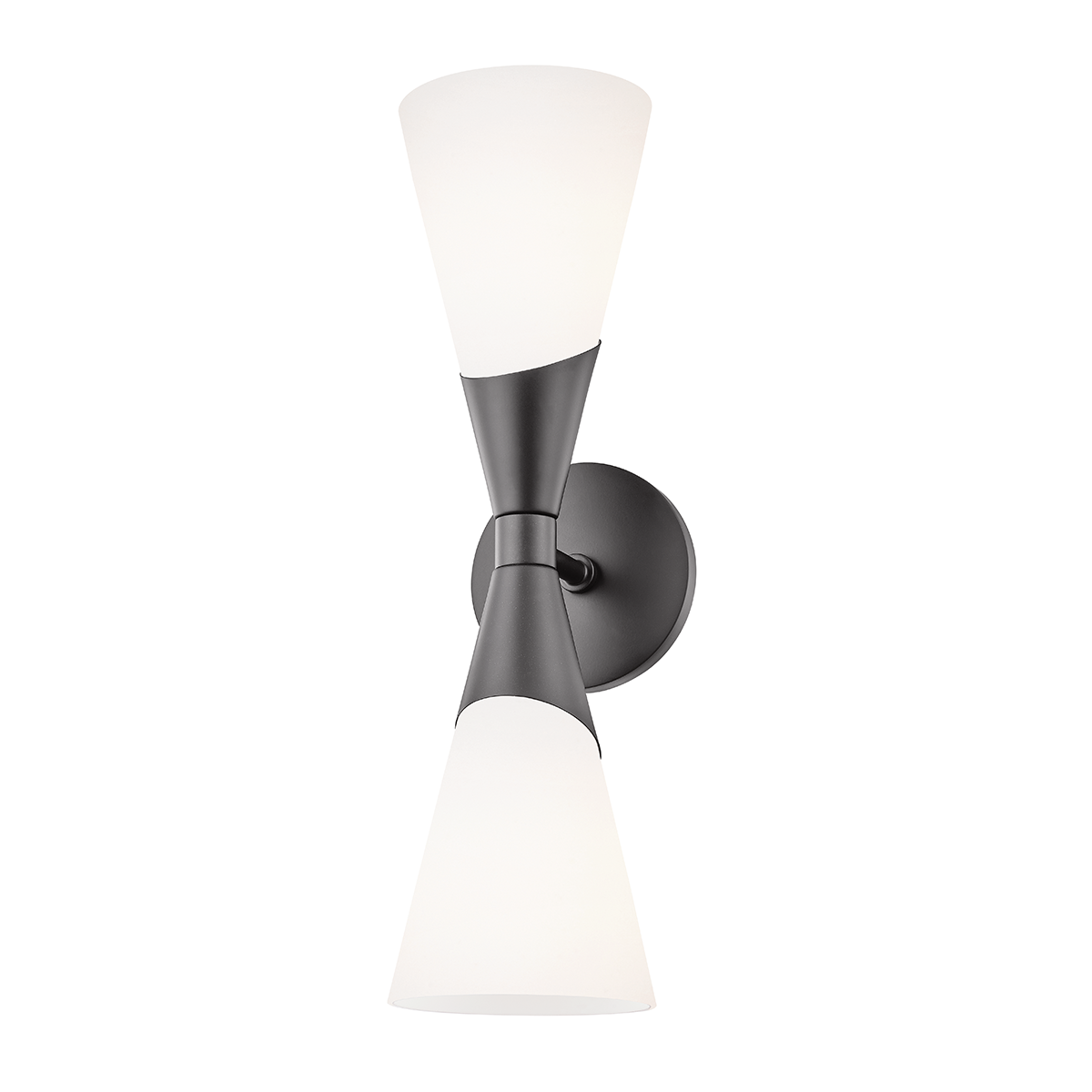 Parker 2 Light Wall Sconce-Mitzi-HVL-H312102-BLK-Outdoor Wall SconcesBlack-1-France and Son