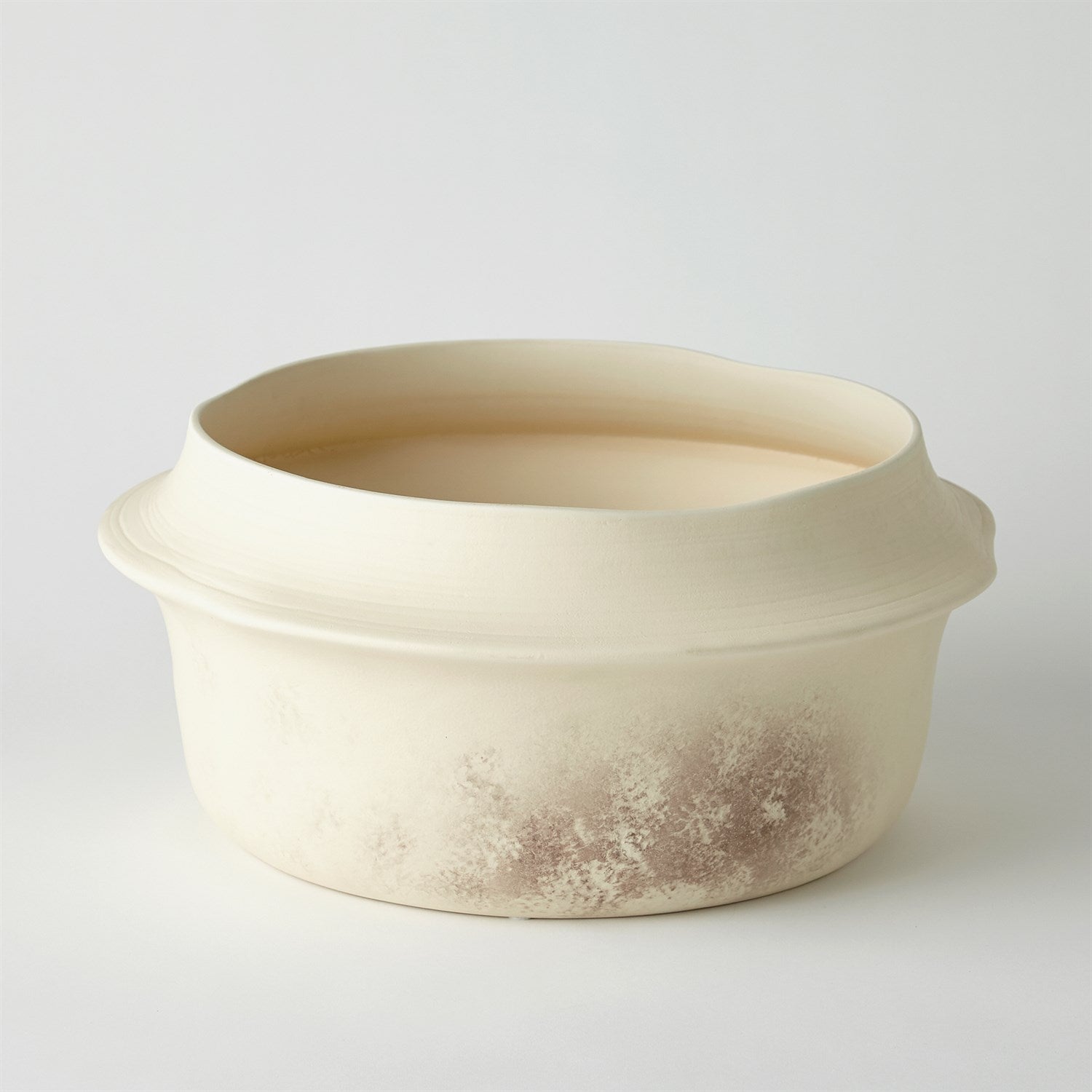 Fladis Collection-Global Views-GVSA-7.10403-DecorFladis Bowl-Matte Cream Marble-1-France and Son