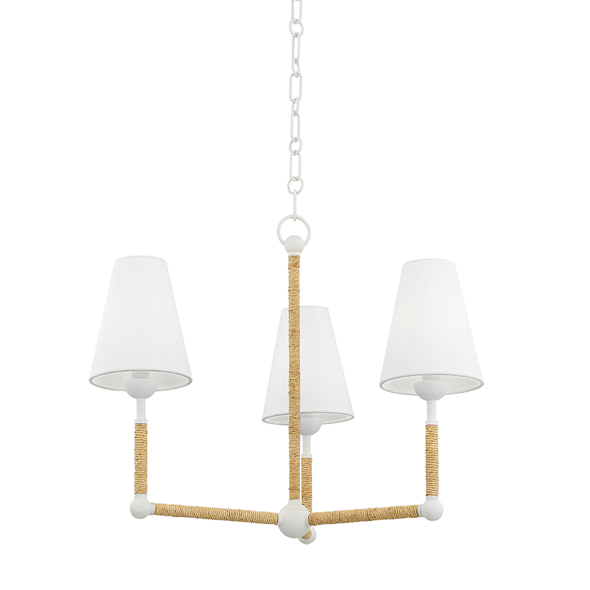 Mariana 3 Light Chandelier-Mitzi-HVL-H708803-TWH-Chandeliers-1-France and Son