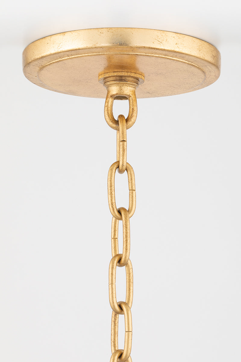 Danes 18 Light Chandelier Vintage Gold Leaf-Hudson Valley-HVL-1550-VGL-Chandeliers-3-France and Son