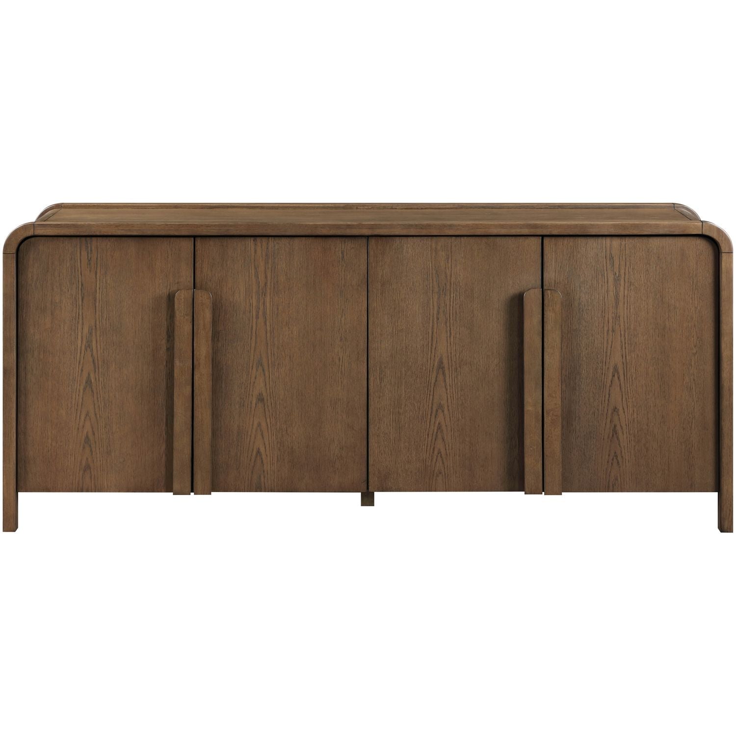 Harmony Brown Oak Veneer And Solid Wood Sideboard/Buffet
