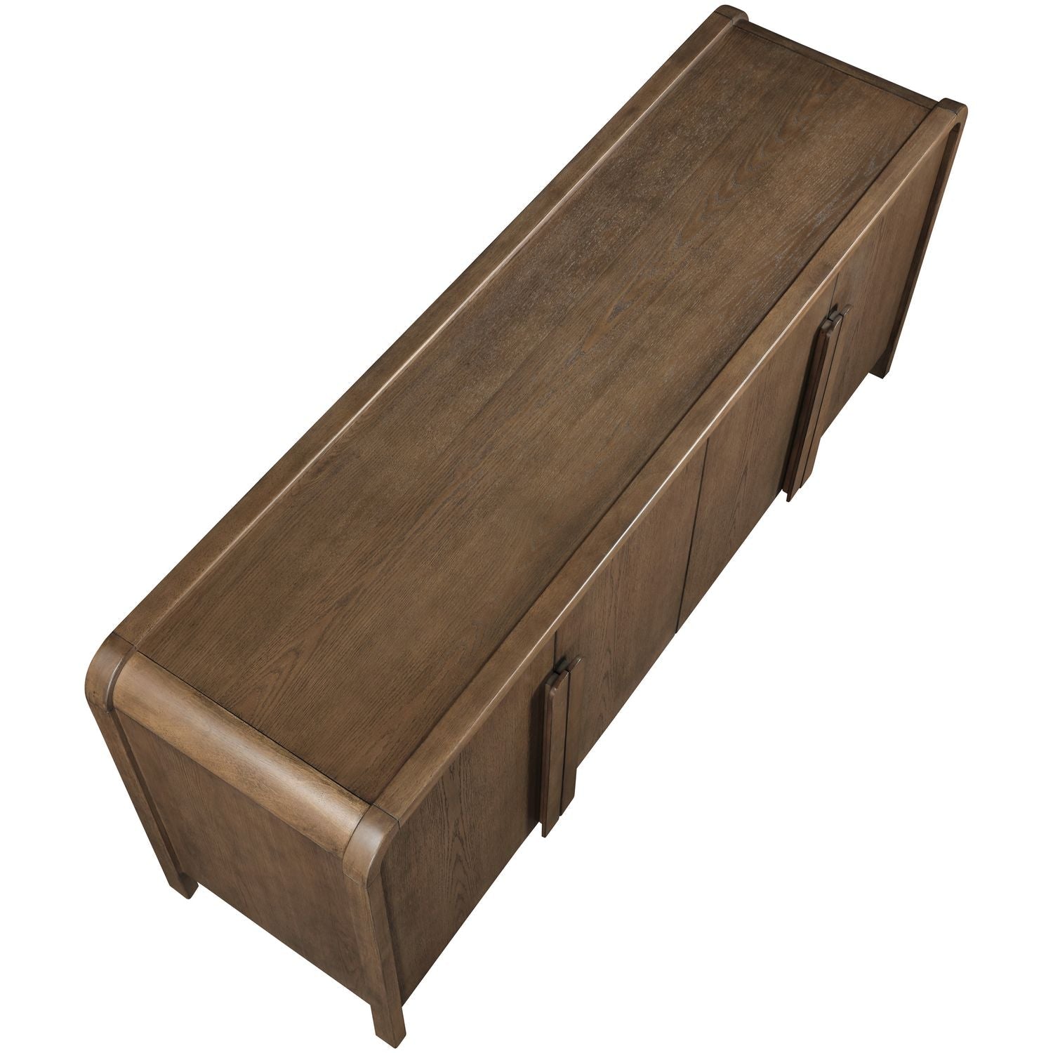 Harmony Brown Oak Veneer And Solid Wood Sideboard/Buffet