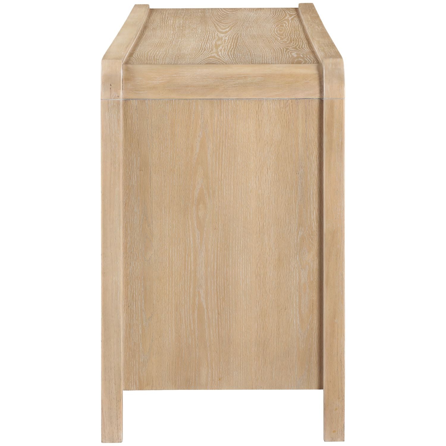 Harmony Natural Oak Veneer And Solid Wood Sideboard/Buffet