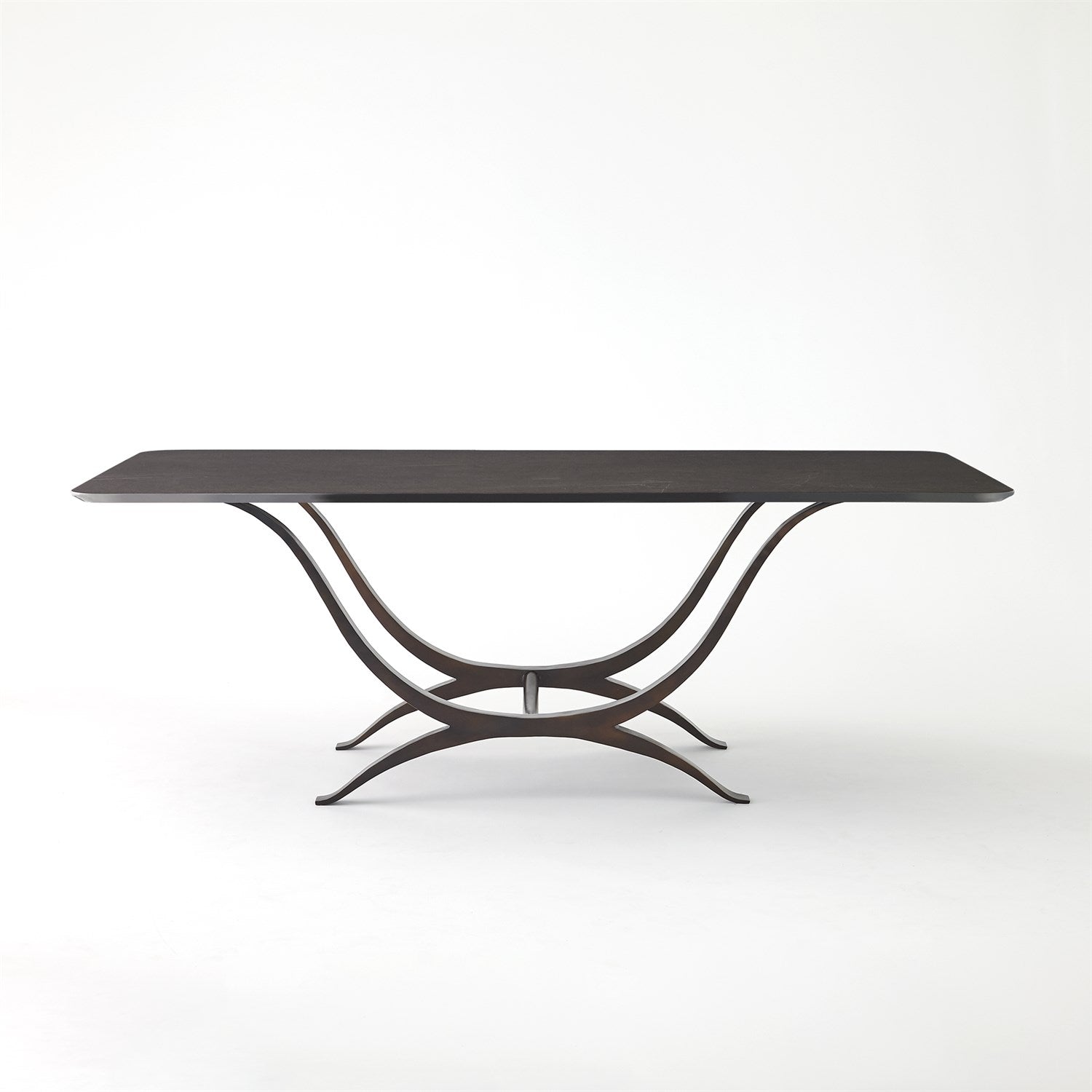 Chorda Dining Table - Rectangle-Global Views-GVSA-9.93851-Dining TablesNickel-5-France and Son