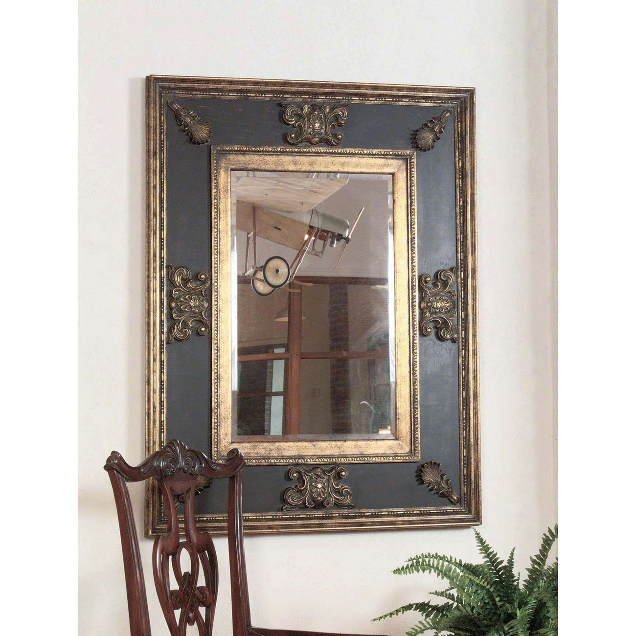 Cadence Antique Gold Mirror-Uttermost-UTTM-11173 B-Mirrors-2-France and Son
