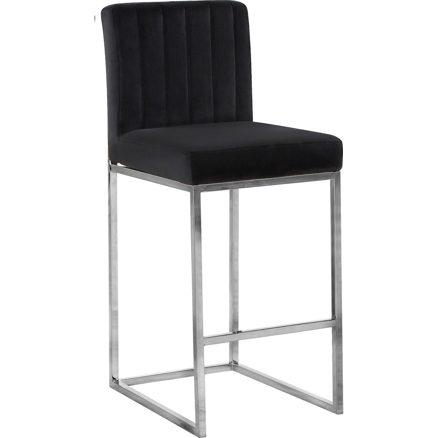 Giselle Velvet Upholstered Counter Stool
