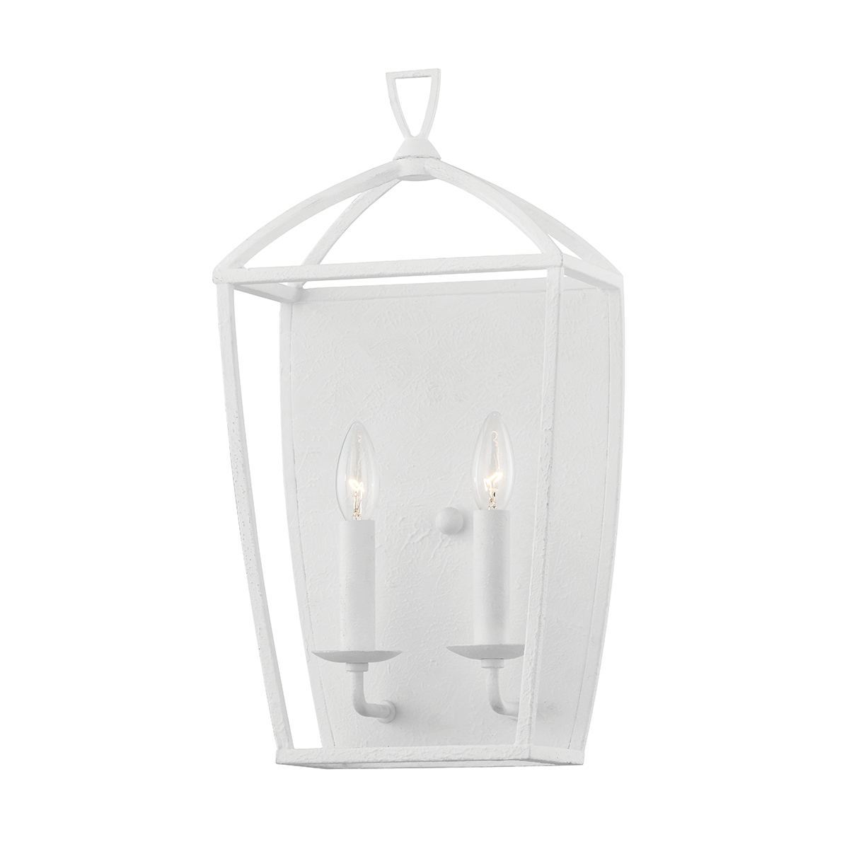 Bryant 2 Light Wall Sconce-Hudson Valley-HVL-8302-WP-Wall LightingWhite Plaster-3-France and Son