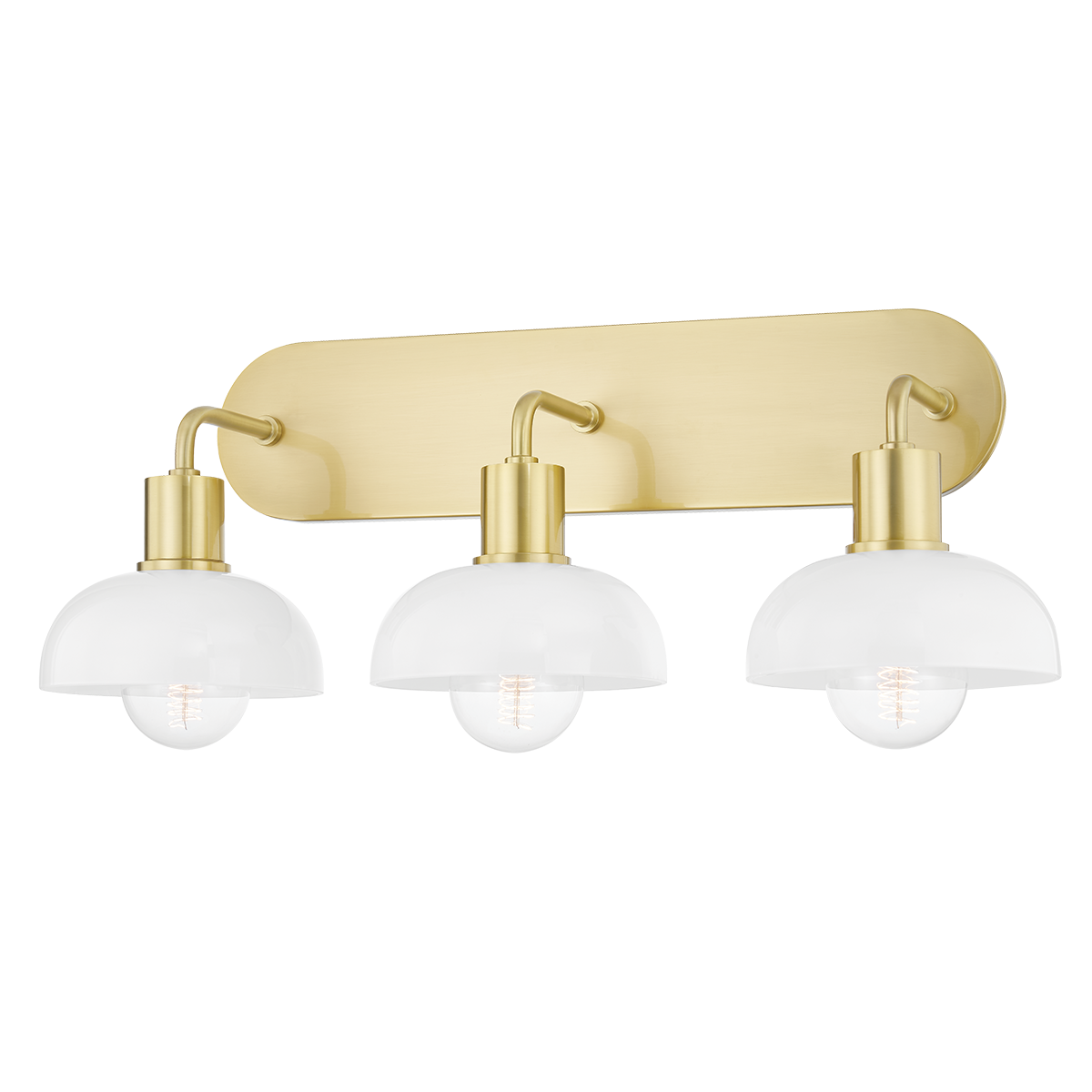 Kyla 3 Light Bath Bracket-Mitzi-HVL-H107303-AGB-Bathroom LightingAged Brass-1-France and Son