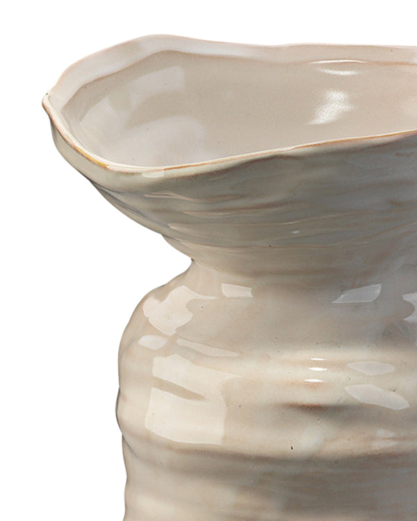 Marine Vase Pearl Cream-Jamie Young-JAMIEYO-7MARI-MDCR-Vases-3-France and Son