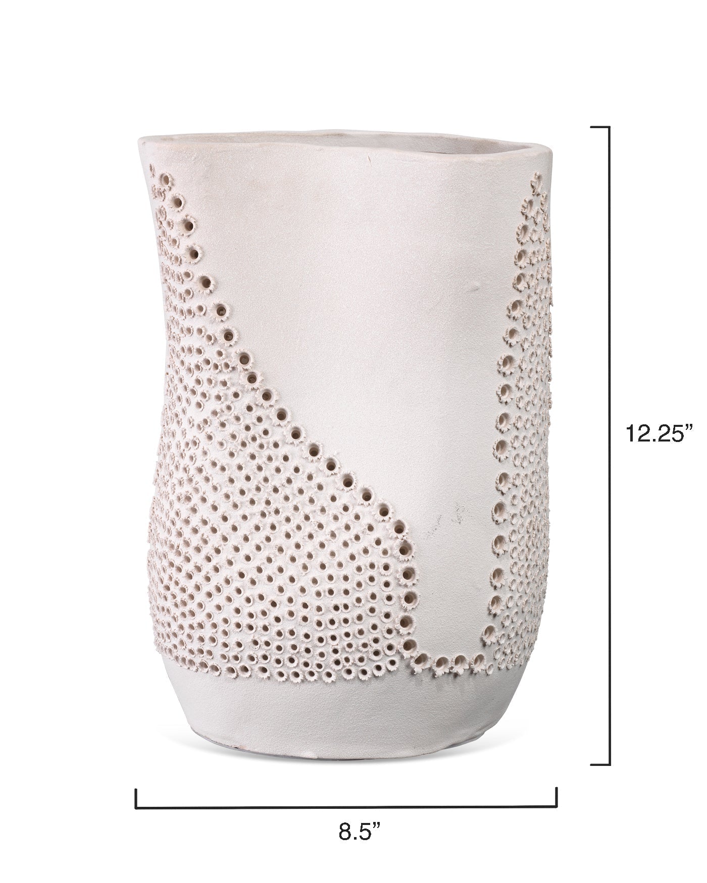 Moonrise Vase - White-Jamie Young-JAMIEYO-7MOON-VAWH-Vases-3-France and Son