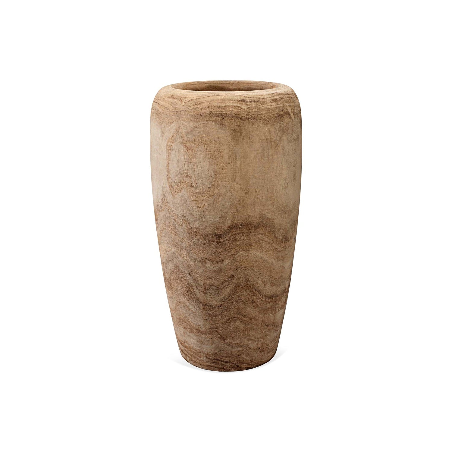 Ojai Small Wooden Vase-Jamie Young-JAMIEYO-7OJAI-SMWD-Vases-1-France and Son