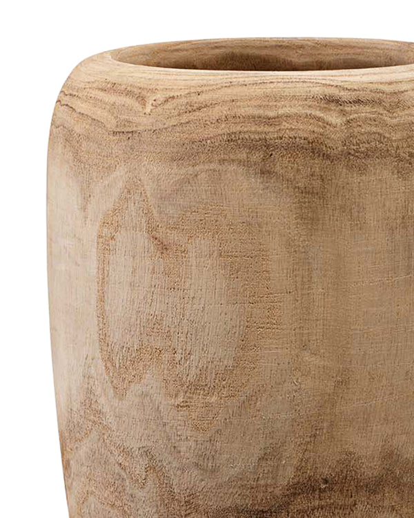 Ojai Small Wooden Vase-Jamie Young-JAMIEYO-7OJAI-SMWD-Vases-4-France and Son