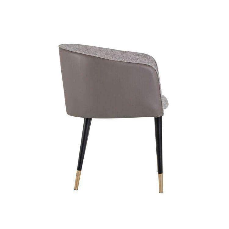 Asher Dining Armchair-Sunpan-SUNPAN-103148-Dining ChairsFlint Grey / Napa Taupe-3-France and Son