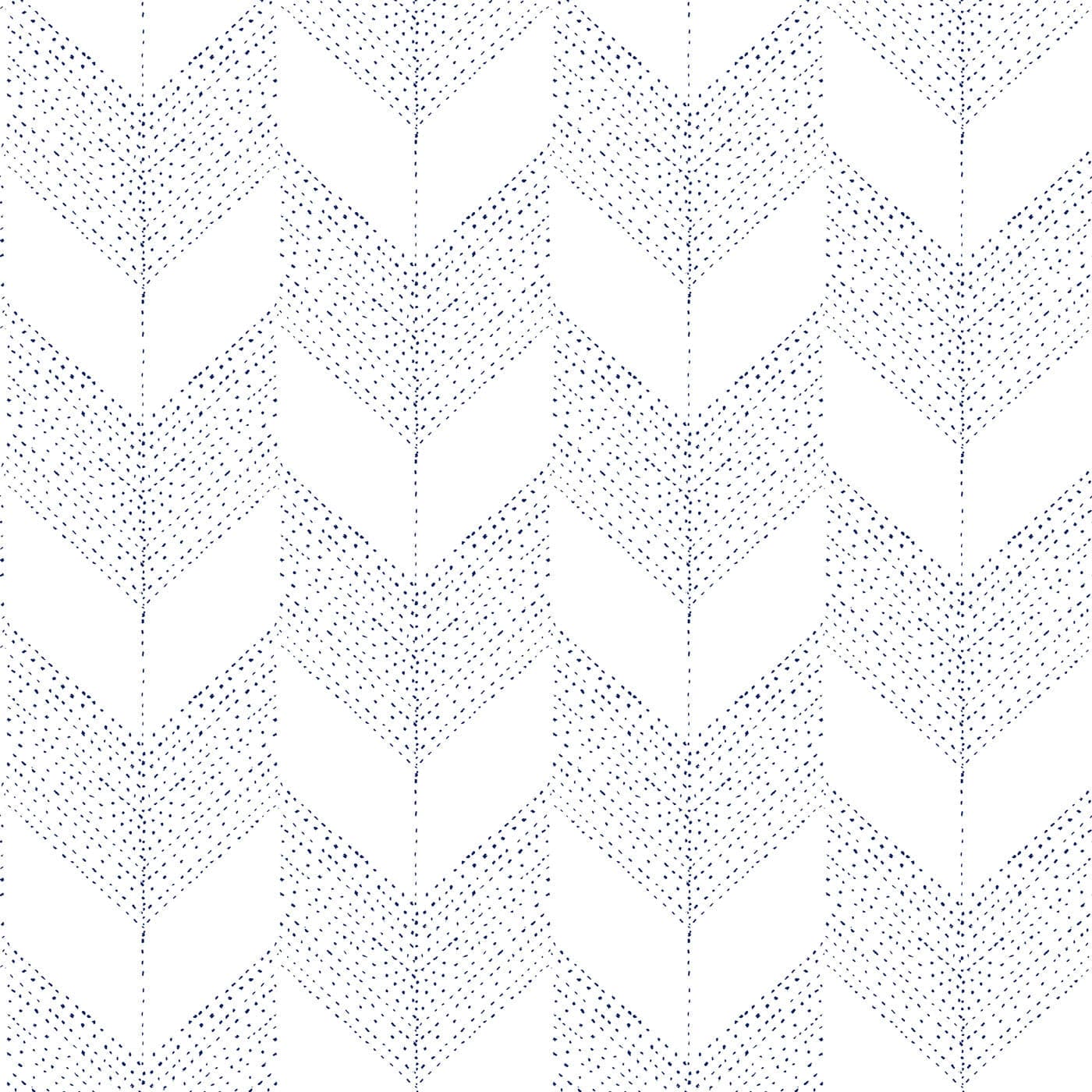 Chevron Wallpaper-Mitchell Black-MITCHB-WC397-3-PM-10-Wall DecorPatterns White-Premium Matte Paper-4-France and Son