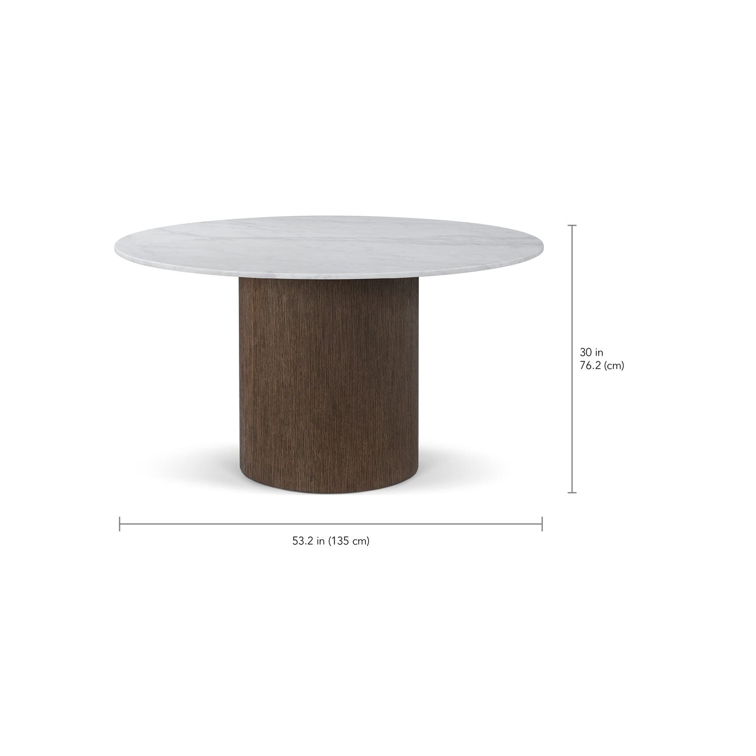 Oslo Quartz Round Dining Table