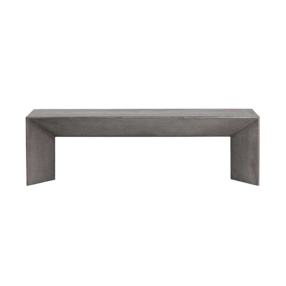 Nomad Bench-Sunpan-SUNPAN-102191-BenchesGrey-1-France and Son