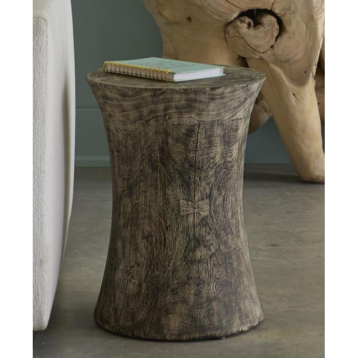 Drum Gray Stool-Phillips Collection-PHIL-TH96453-Stools & Ottomans-4-France and Son