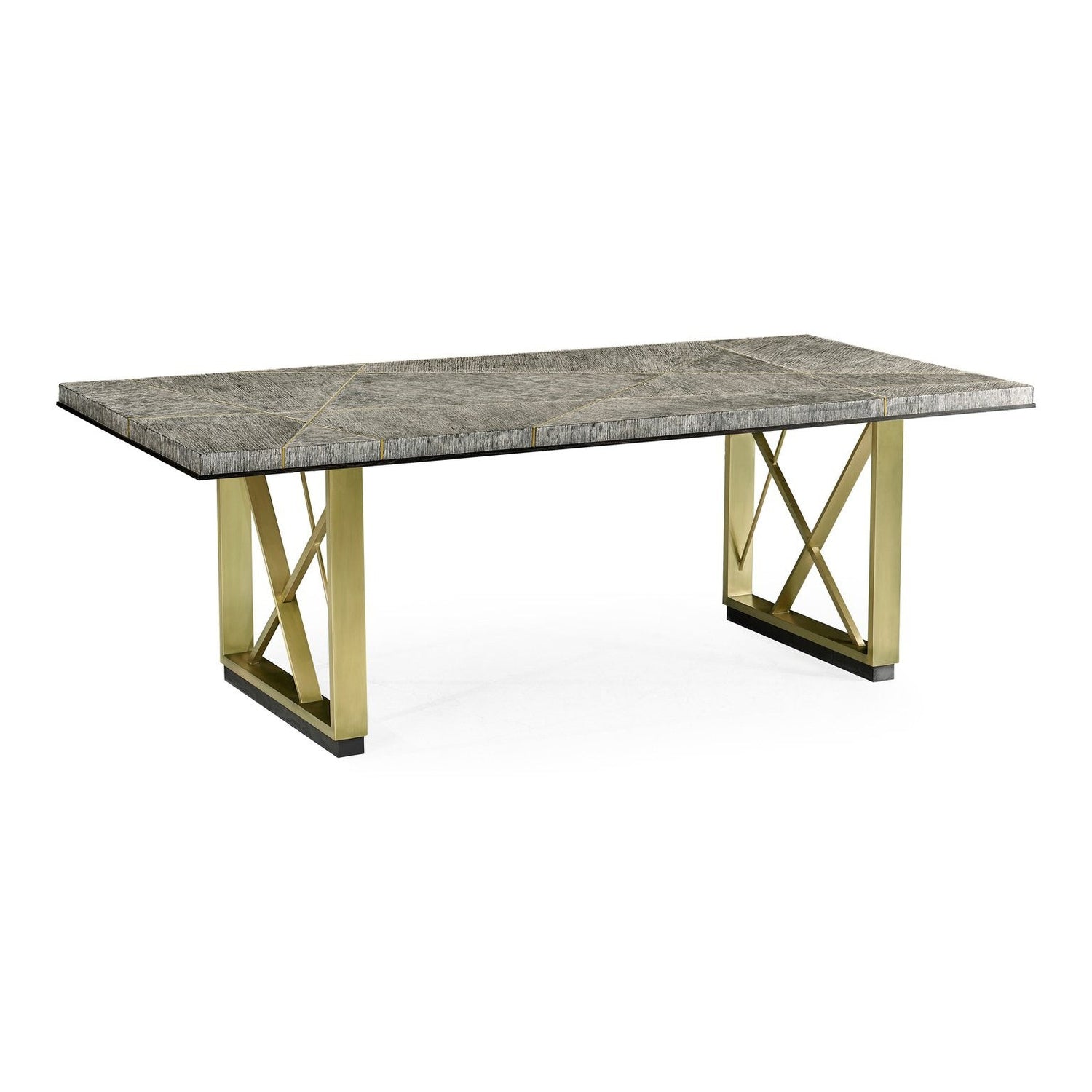 Geometric Dining Table-Jonathan Charles-JCHARLES-500290-84L-DFO-Dining Tables84"-11-France and Son