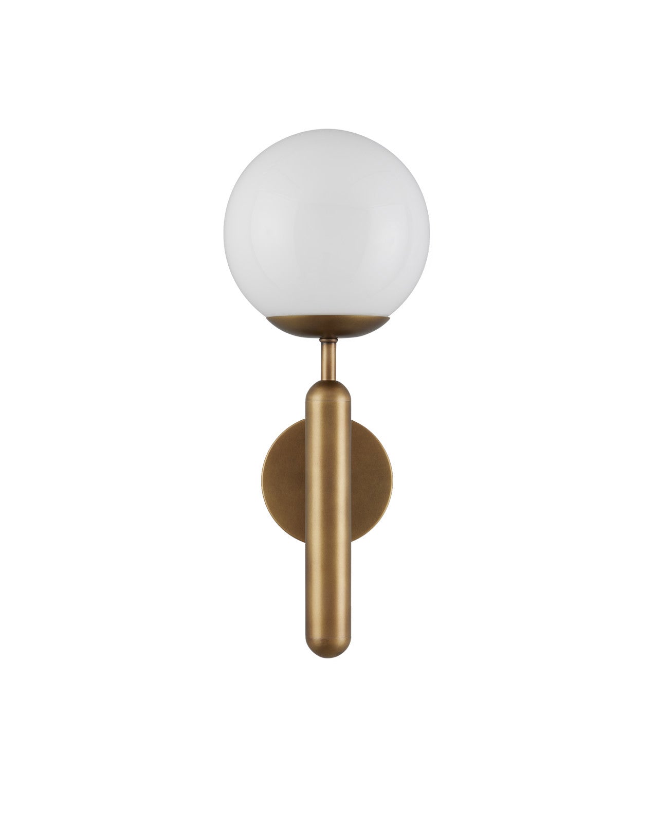 Barbican Single-Light Brass Wall Sconce